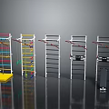 Multi Functional Sports Equipment with Climbing Bars Hanging Rings and Training Racks for Fitness