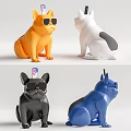 Stylish Bulldog Shaped Speaker with Multiple Colors and Modern Home Decor Design