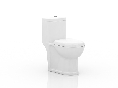 Modern toilet seat 3d model