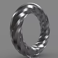 High Quality Silver Spiral Ring Shaped Industrial Equipment Metal Precision Component