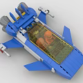 LEGO toy building blocks sci-fi spaceship sci-fighter future fighter future aircraft 3d model