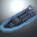 Inflatable Water Transport Vessel With Multiple Seats And Metal Frame Design