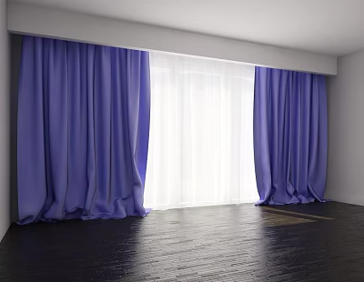 Curtains 3d model
