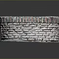 Circular Brick Built Outdoor Fire Pit With Metal Grid Cover And Layered Brick Design