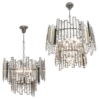 Chandelier European-style Light Luxury Classical Crystal Chandelier 3d model