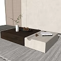 Modern coffee table 3d model