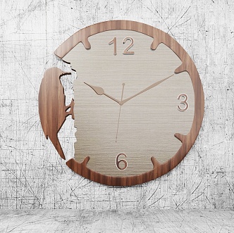 Modern Clock 3d model