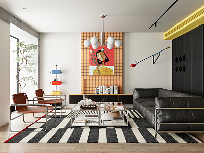 Bauhaus Living Room model