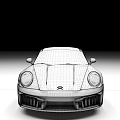 sports car Porsche 911Carrera GTs 3d model