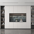 Modern Wine Cabinet Decorative Cabinet Sideboard 3d model