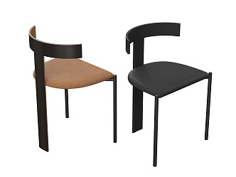 Baxter Dining Chair 3d model