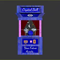 White Game Movie Character in Blue Festival Roadtrip Booth with Decorations