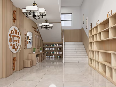 Tooling General Space Stairs School Stairs 3d model