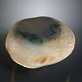 Natural Stone and Wood Decorative Piece with Unique Texture and Earthy Colors