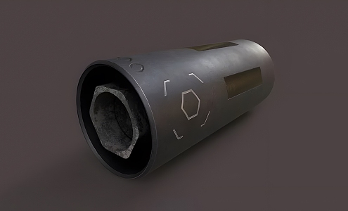 Muffler 3d model