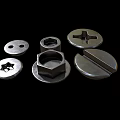 Industrial Equipment Metal Fasteners Including Screws Nuts And Various Mechanical Components