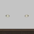 Minimalist downlight narrow frame downlight without main light embedded downlight living room light 3d model