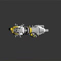 Sporty Yellow And White Motorcycle With Honeycomb Pattern And Sleek Design