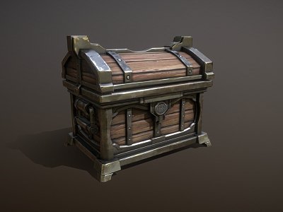 Wooden box model