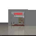 Gymboree Clothing Store With Children's Clothes Window Display And Interior Racks