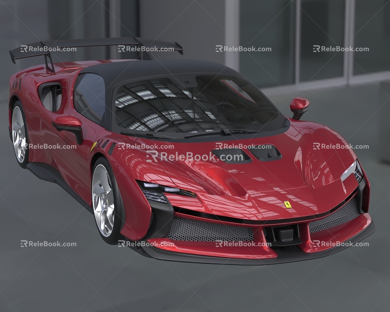 2024 Ferrari SF90Stradale Super sports car 3d model