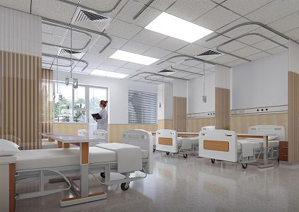 modern ward 3d model