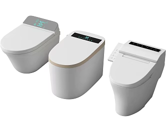 Modern Toilet Smart Toilet 3d model