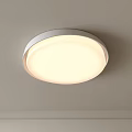 Modern Minimalist Ceiling Light with Soft White LED Lighting for Living Room and Bedroom Decor 3d model