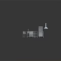 Stainless Steel Commercial Kitchen Appliances With Cabinets Stove Hood And Shelves
