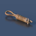 Natural Coiled Hemp Rope Household Item With Loop Design For Daily Home Use