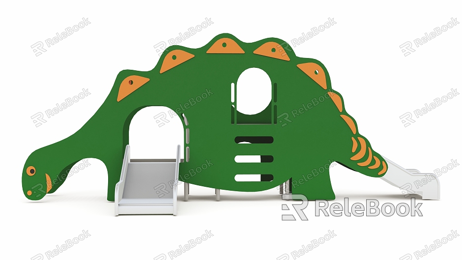 Amusement equipment PE board dinosaur slide toy amusement model