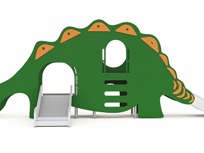 Amusement equipment PE board dinosaur slide toy amusement model