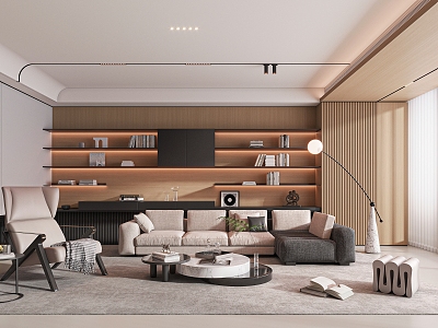 modern living room model