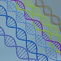 Advanced Medical Devices Utilizing DNA Double Helix Molecular Structure for Genetic Research 3d model