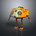Robot Assistant Small Robot Butler Robot Butler Figure Game Figure 3d model