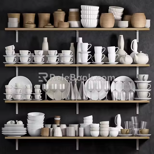 Tableware 3d model