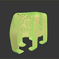 Stylish Golden Elephant Shaped Decorative Furniture With Modern Design And Reflective Surface