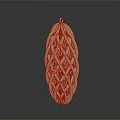Golden Pendant with Intricate Woven Design as Stylish Daily Life Accessory