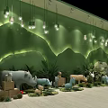 Mu Zi Niu Window Mei Chen 3 3d model