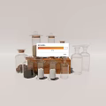 Various Shapes And Sizes Ceramic Vessels With Lids Filled With Spices Herbs And Cinnamon Sticks