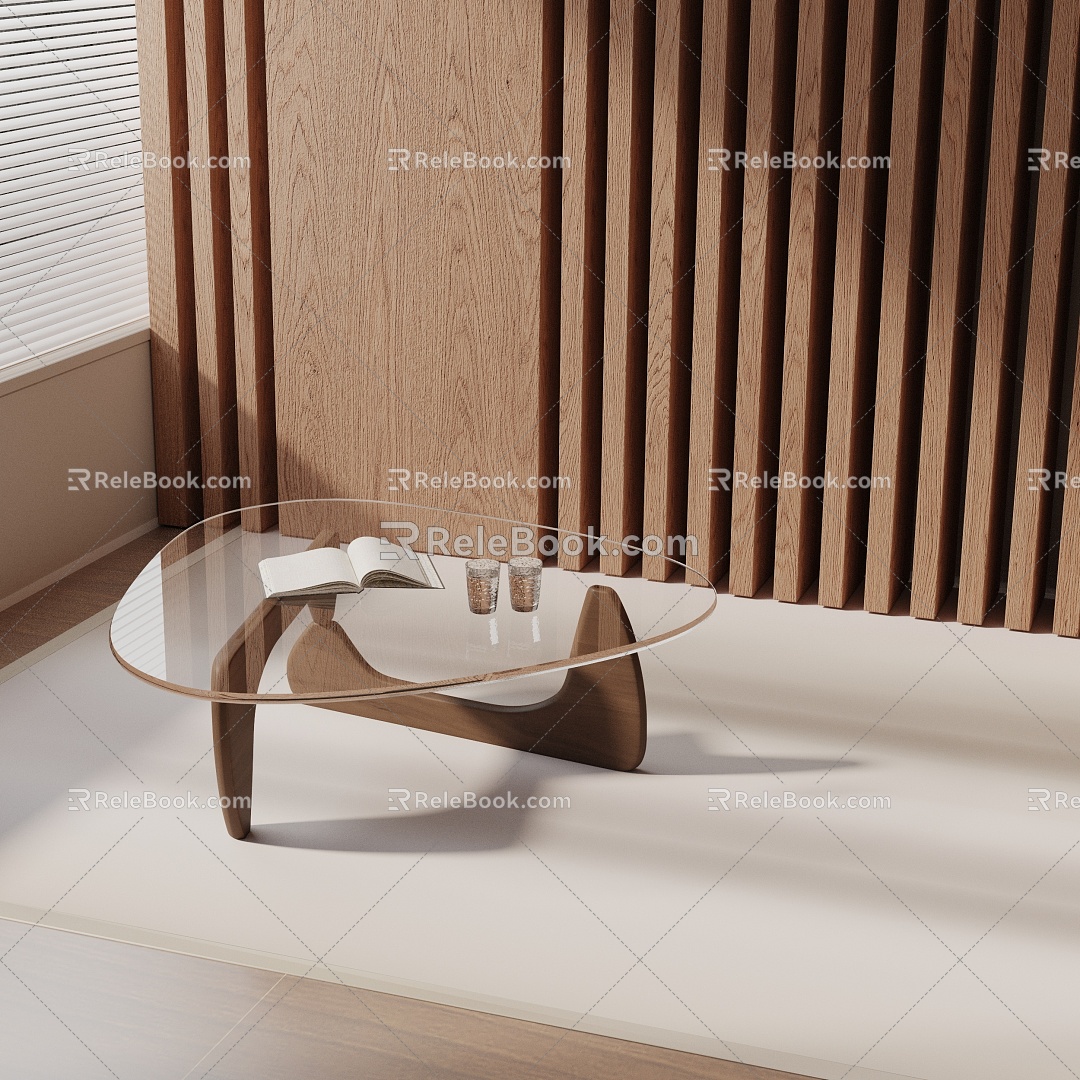 Modern coffee table model