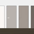 Modern Hinged Doors In Various Colors With Minimalist Design For Home Interior