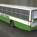 Green and White Urban Bus with Cidade Manaus Livery for Public Transport