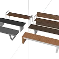 Various Designs Outdoor Benches With Wooden Seats And Metal Frames For Outdoor Spaces
