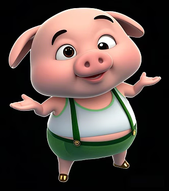 Pig Man 3d model