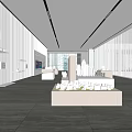 Innovation Center Temporary Exhibition Area Urban Architecture Booth Display 3d model