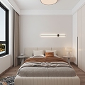 Modern Bedroom Room 3d model