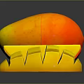 Different Stages of Orange Slices Arranged on Gray Background with Reflection