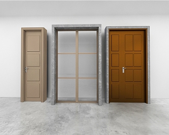 Door combination 3d model