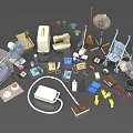 Various Daily Use Electrical Appliances Including Fans Irons Vacuum Cleaners Hair Dryers And Sewing Machines